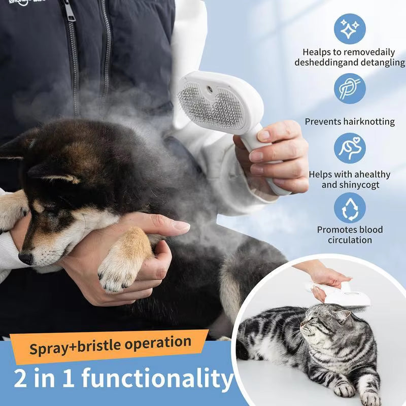 Pet Grooming Mist Brush