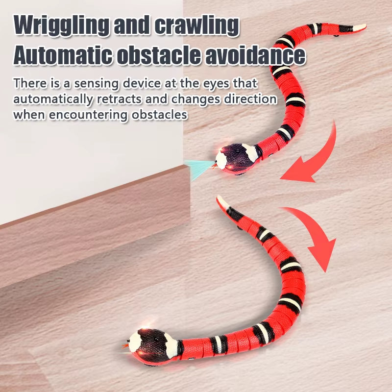 Smart Sensing Snake Cat Toy