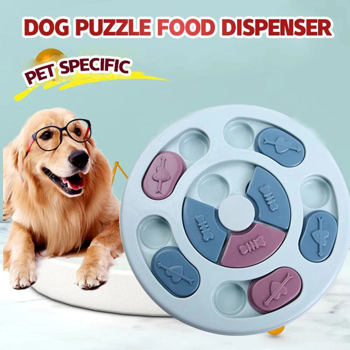 Interactive Dog Slow Feeder