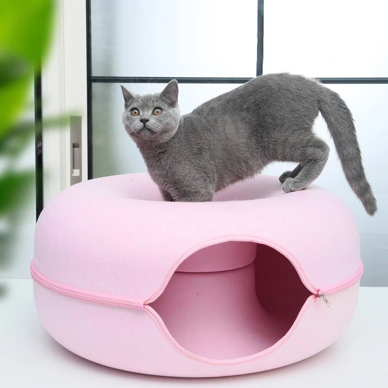 Cat Donut Interactive Bed