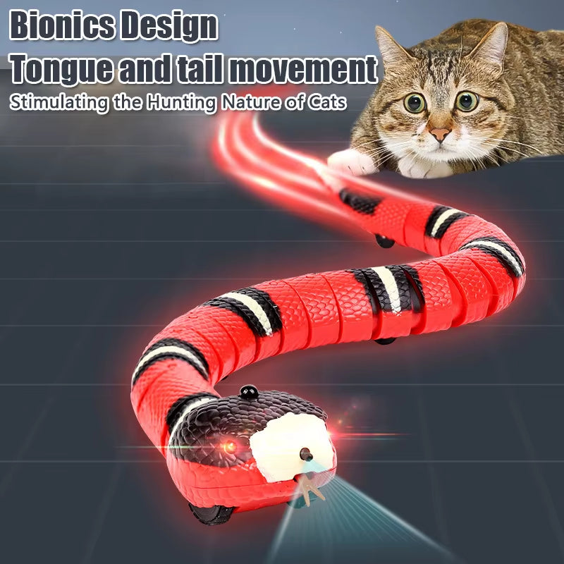 Smart Sensing Snake Cat Toy