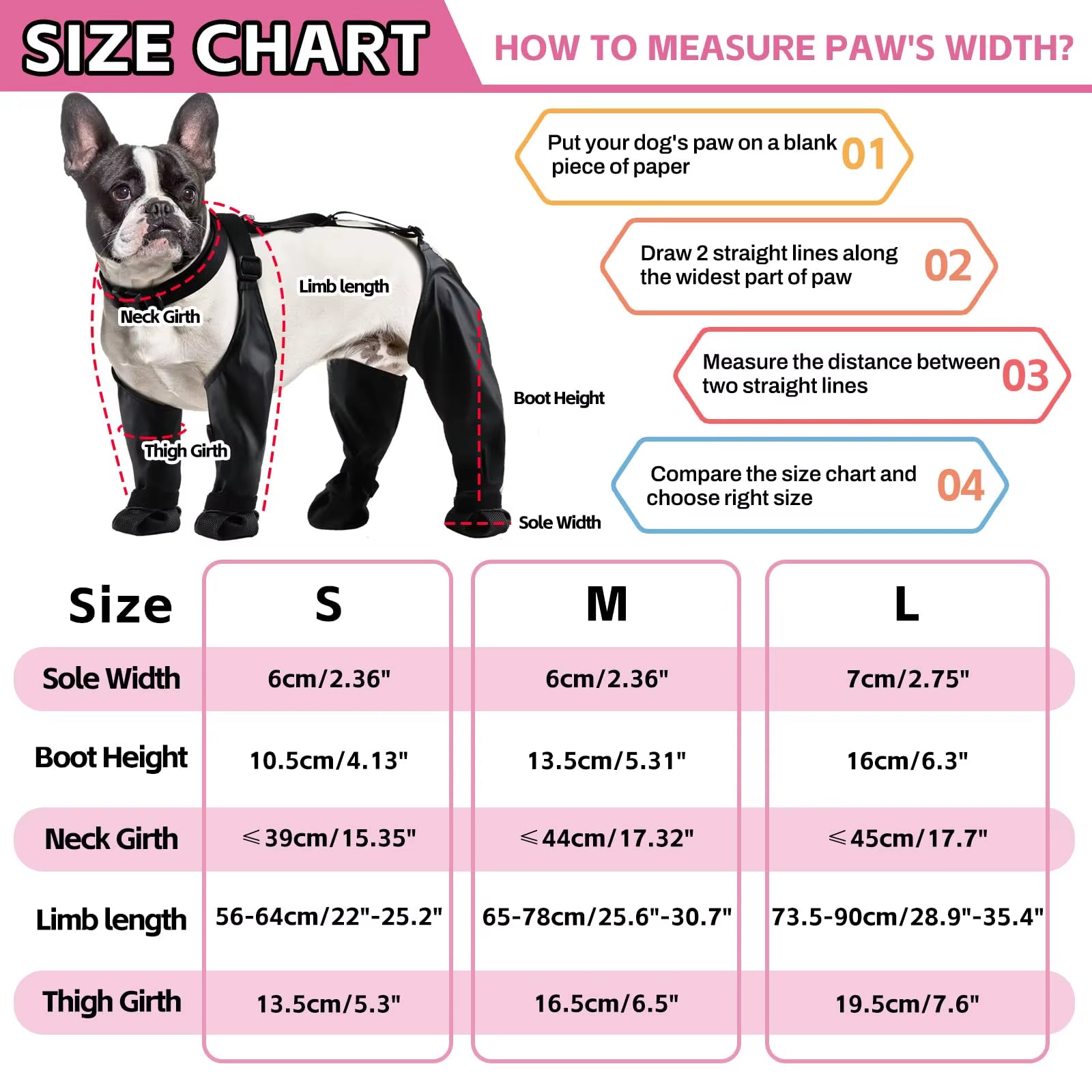 Dog Suspender Boots