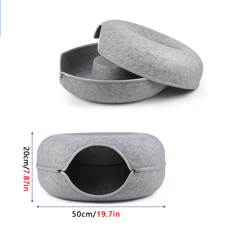 Cat Donut Interactive Bed