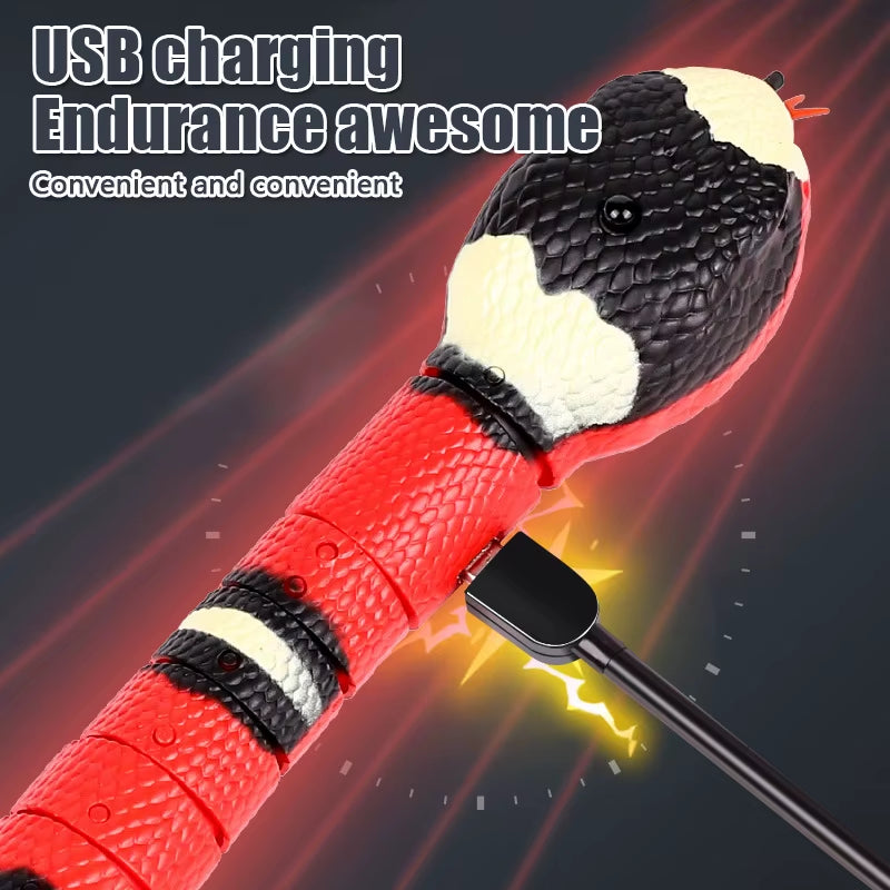Smart Sensing Snake Cat Toy