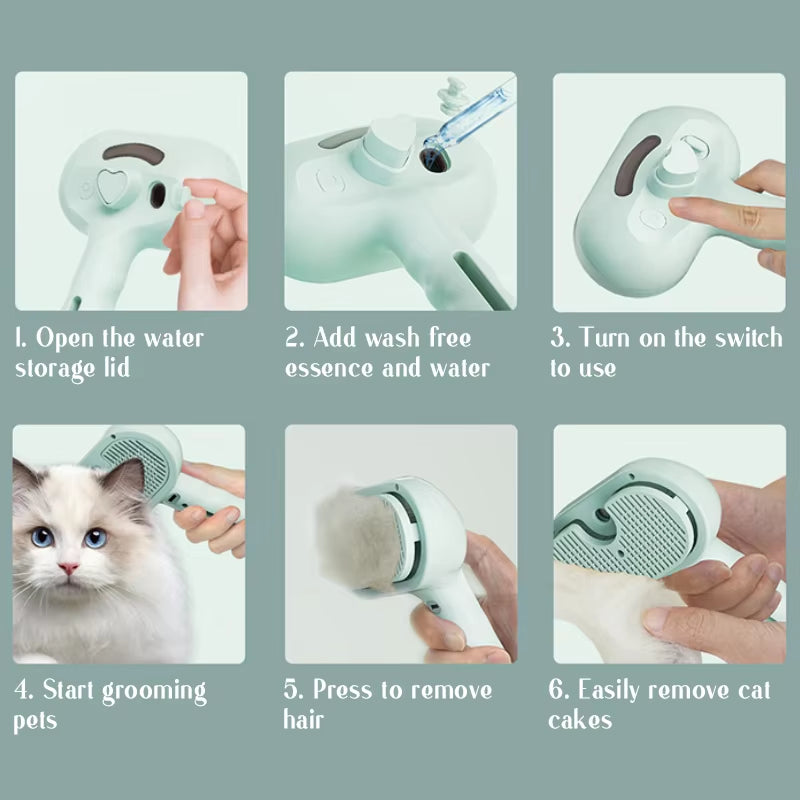 Pet Grooming Mist Brush