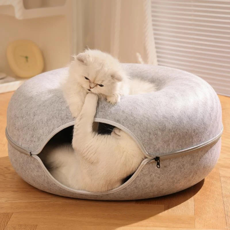 Cat Donut Interactive Bed