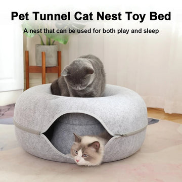 Cat Donut Interactive Bed