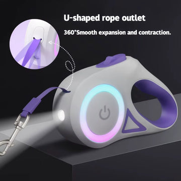 Dog Retractable LED Leash